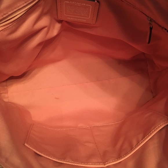 Coach Ava crossgrain leather shoulder petal pink - Picture 3 of 7
